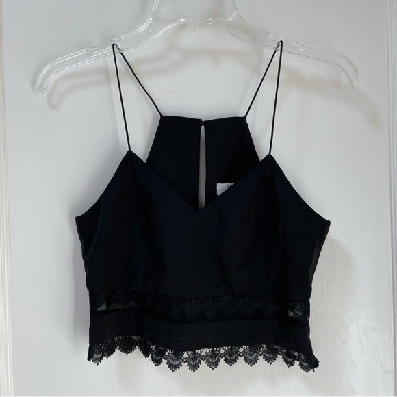 Wyldr black dressy halter top - Picture 3 of 11
